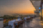 White lotus rooftop restaurant in Hua Hin