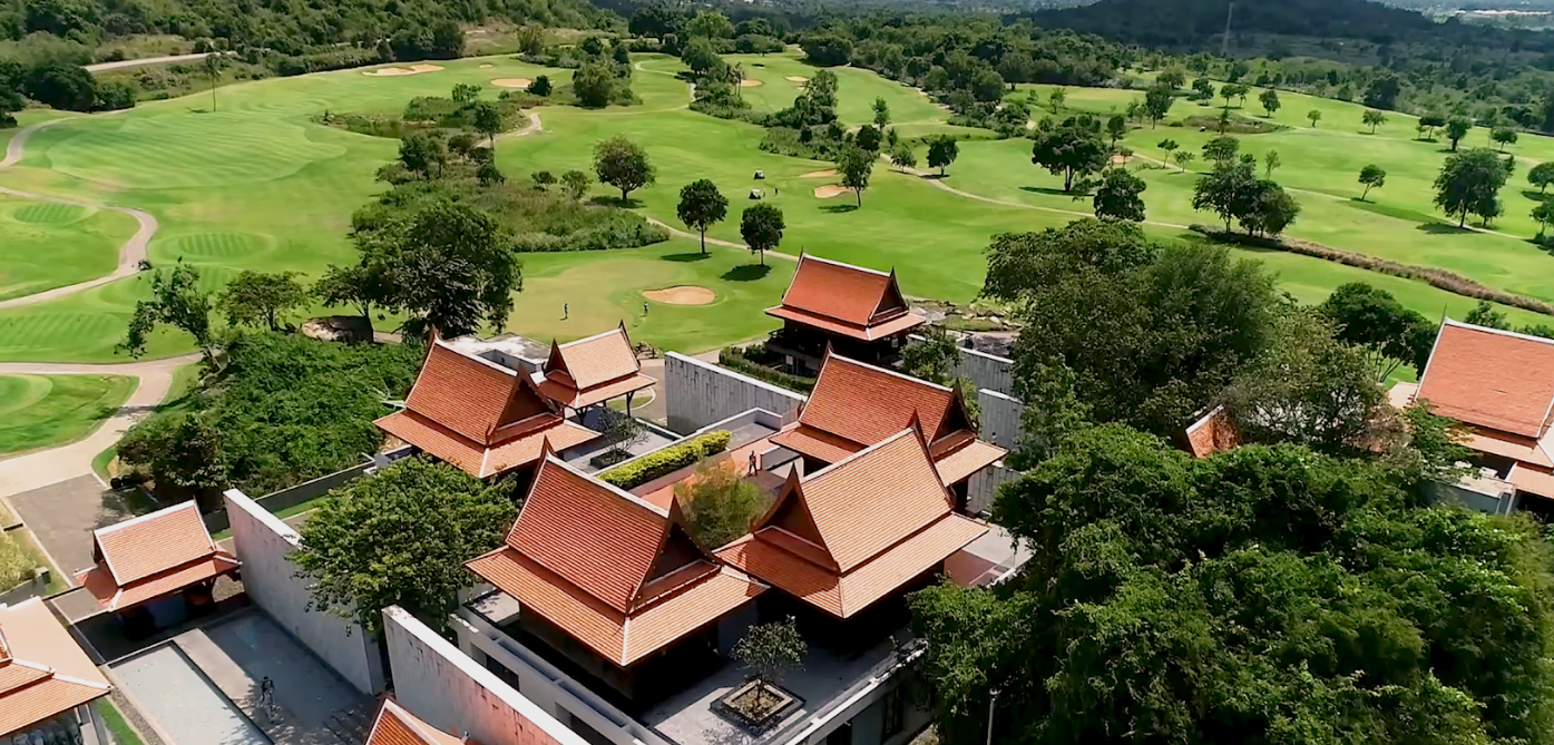Playing golf in Hua Hin