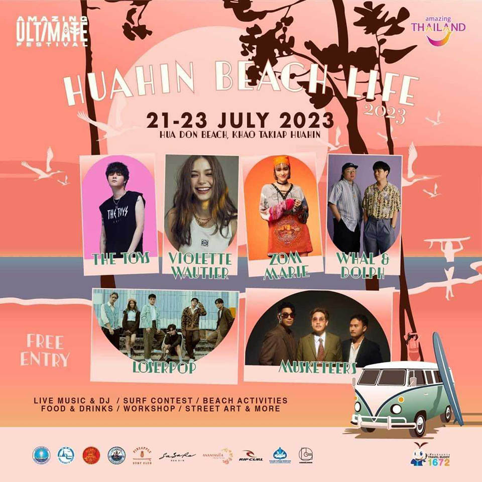 Hua Hin Beach Life 2023: A Weekend of Music, Fun, and Sun!